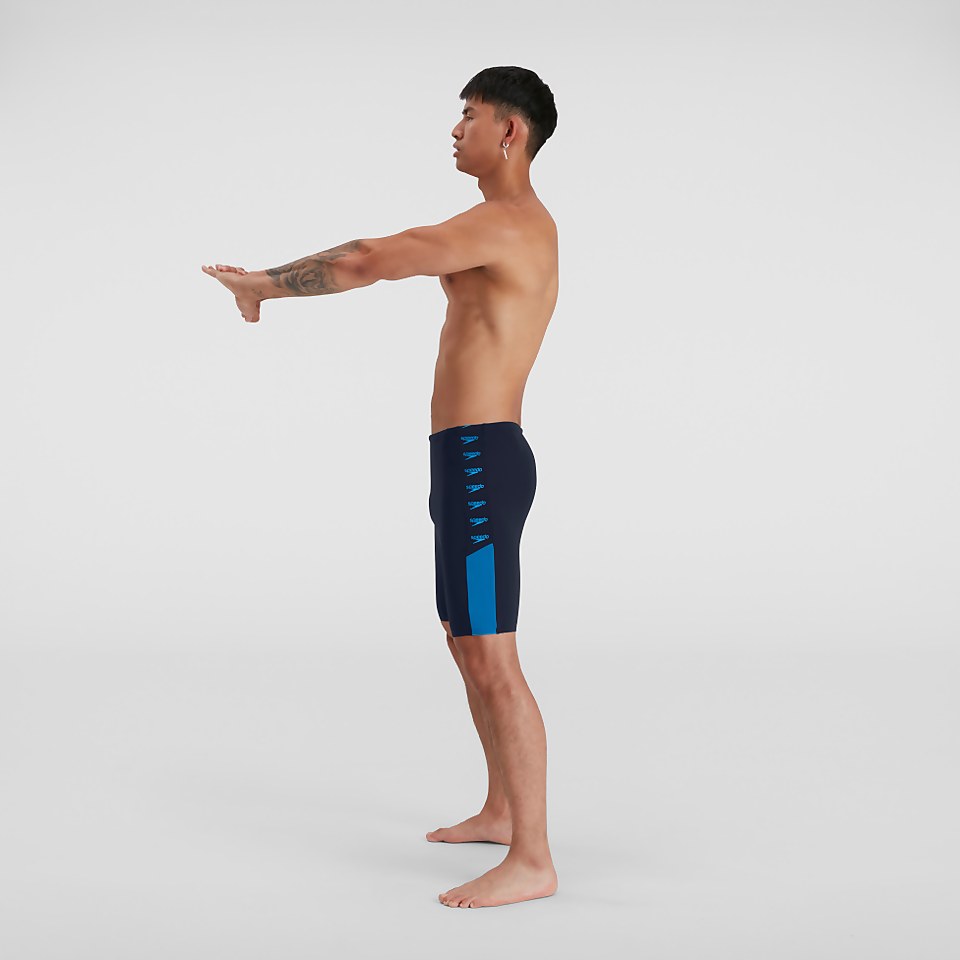 Men's Boom Logo Splice Jammer Navy/Blue