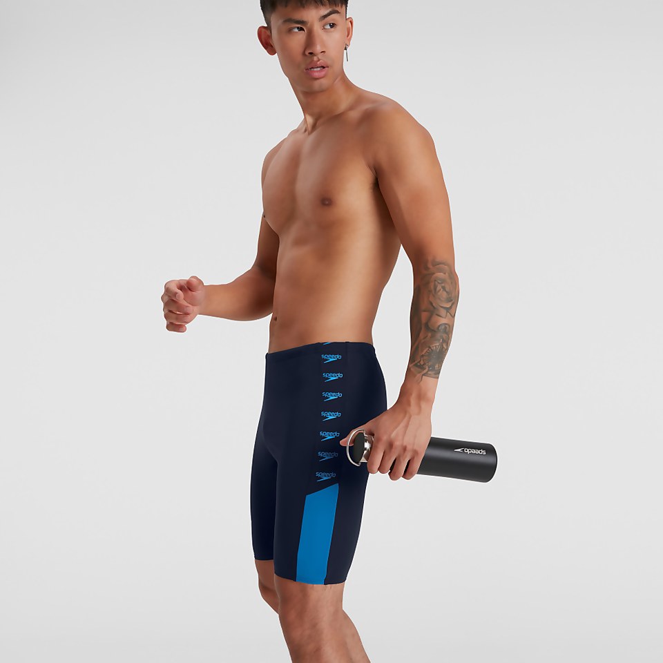 Men's Boom Logo Splice Jammer Navy/Blue