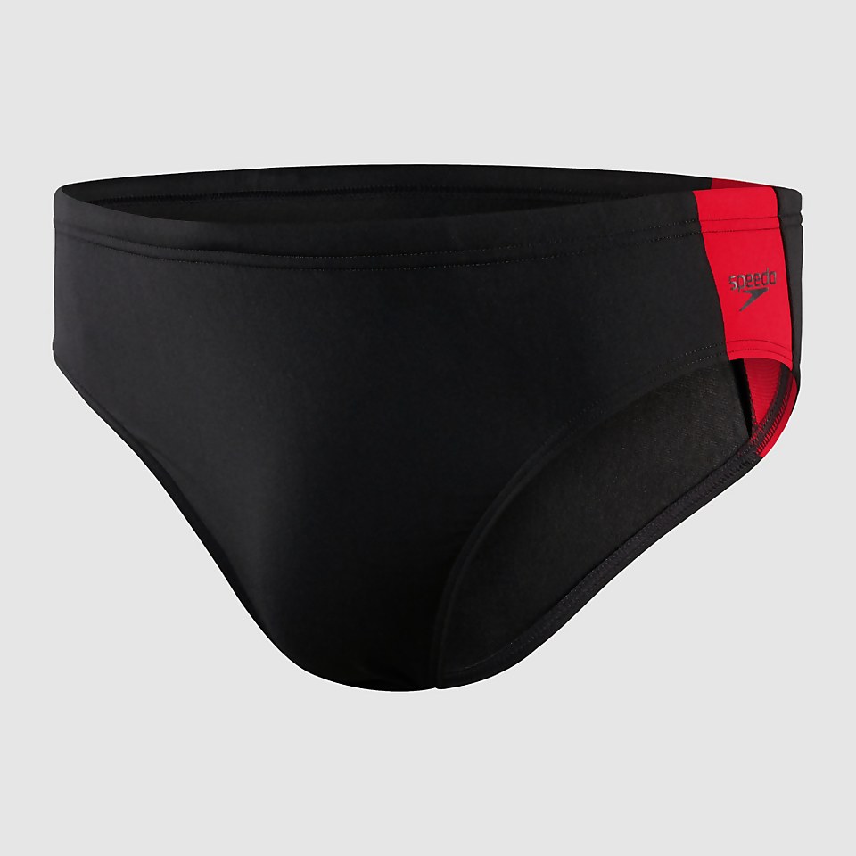 Men's Boom Logo Splice 7cm Brief Black/Red