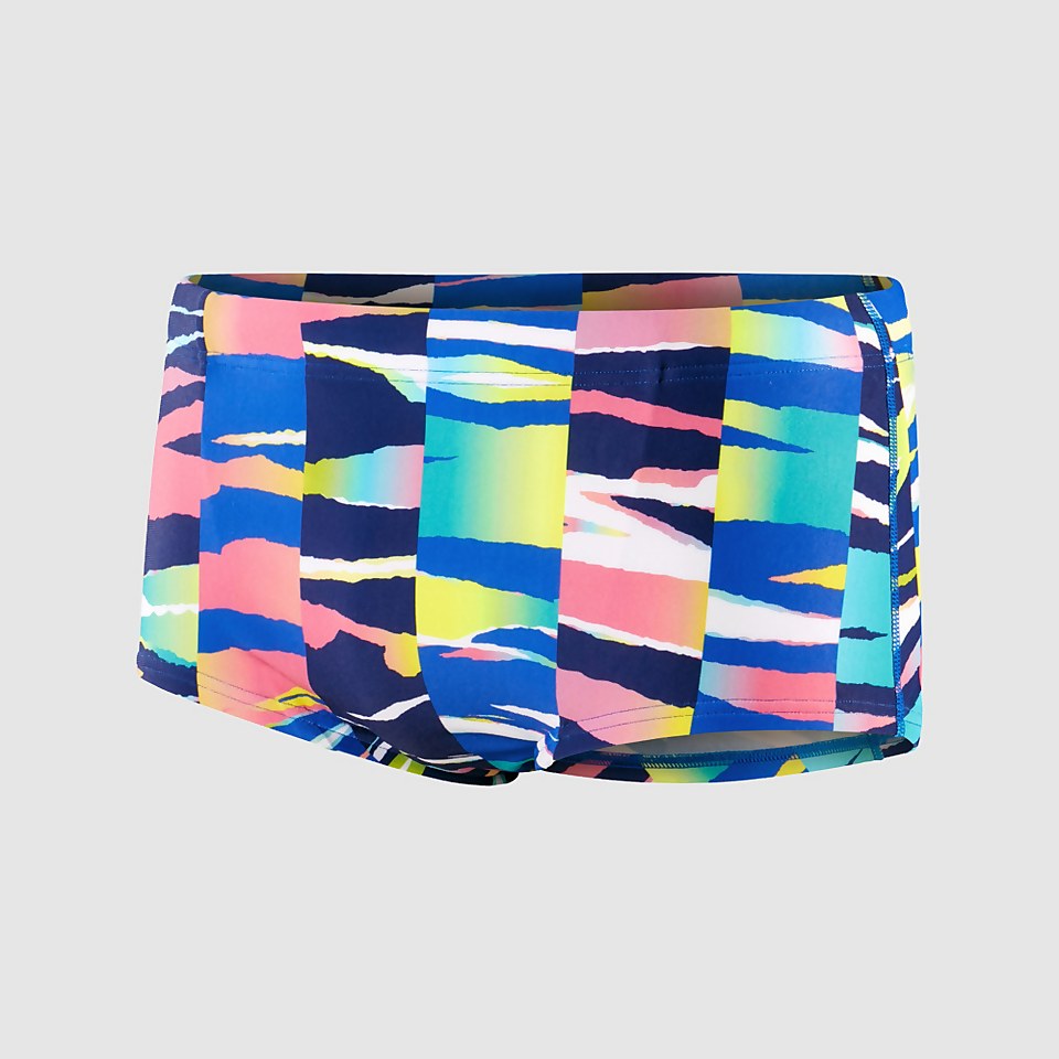 Men's Rainbow Ripple 17cm Brief White/Blue