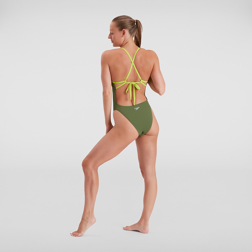 Women's Tie-Back Swimsuit Green