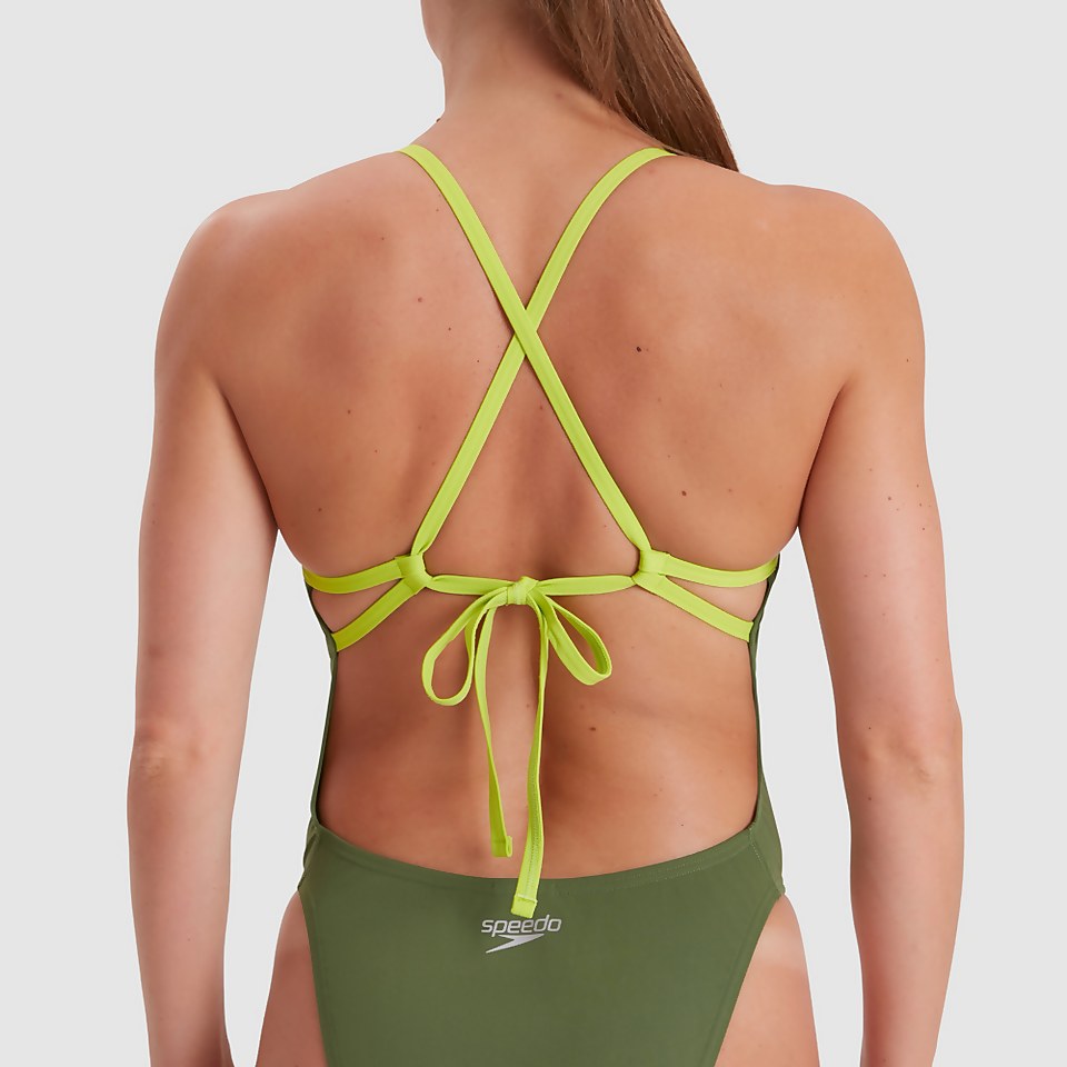 Women's Tie-Back Swimsuit Green