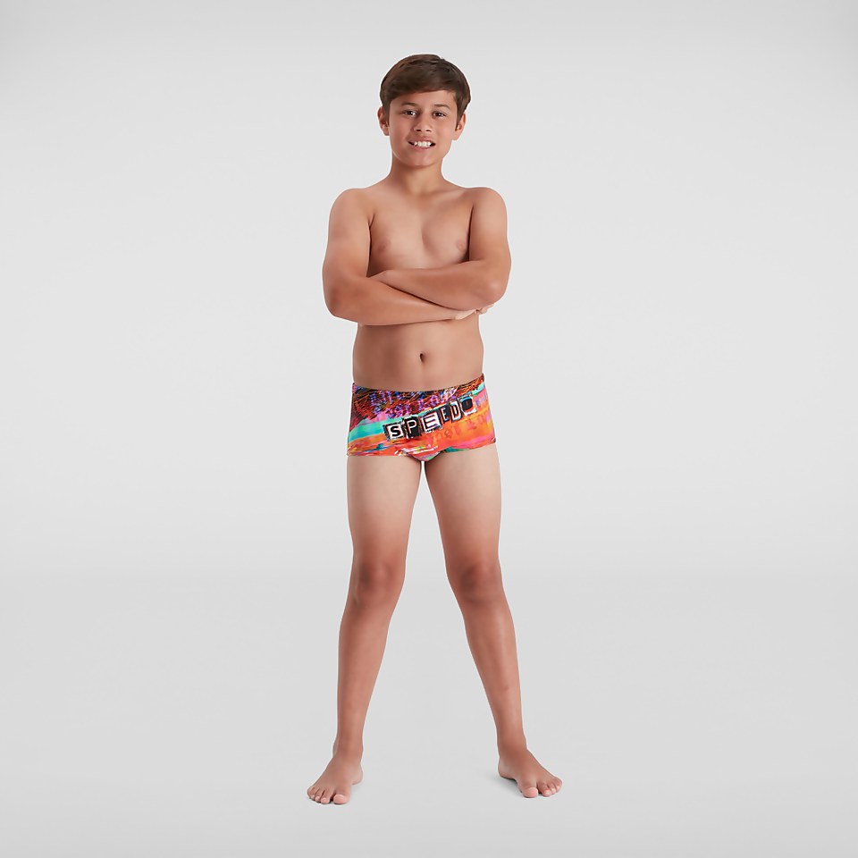 Boys' Placement 13cm Brief Black/Orange