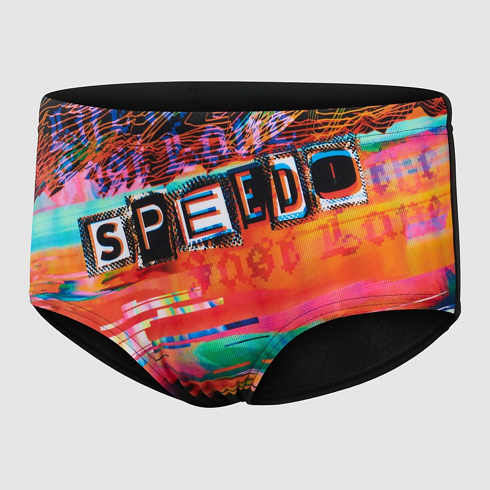 Boys' Placement 13cm Brief Black/Orange