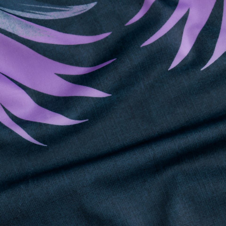 Mädchen Stern Badeanzug Schwarz/Blau