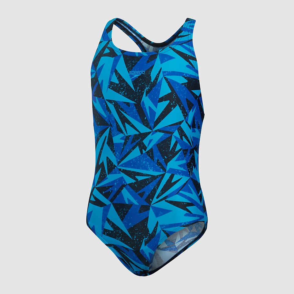 Maillot de bain Fille Hyperboom Medalist bleu marine/bleu