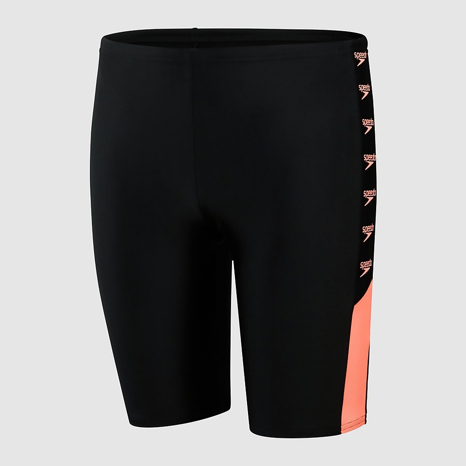 Boys' Boom Logo Splice Jammer Black/Red