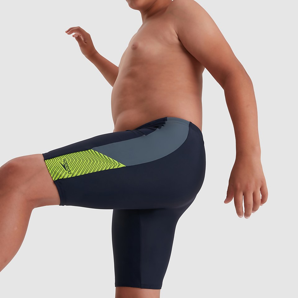 Jungen Dive Schwimmhose Marineblau/Grün