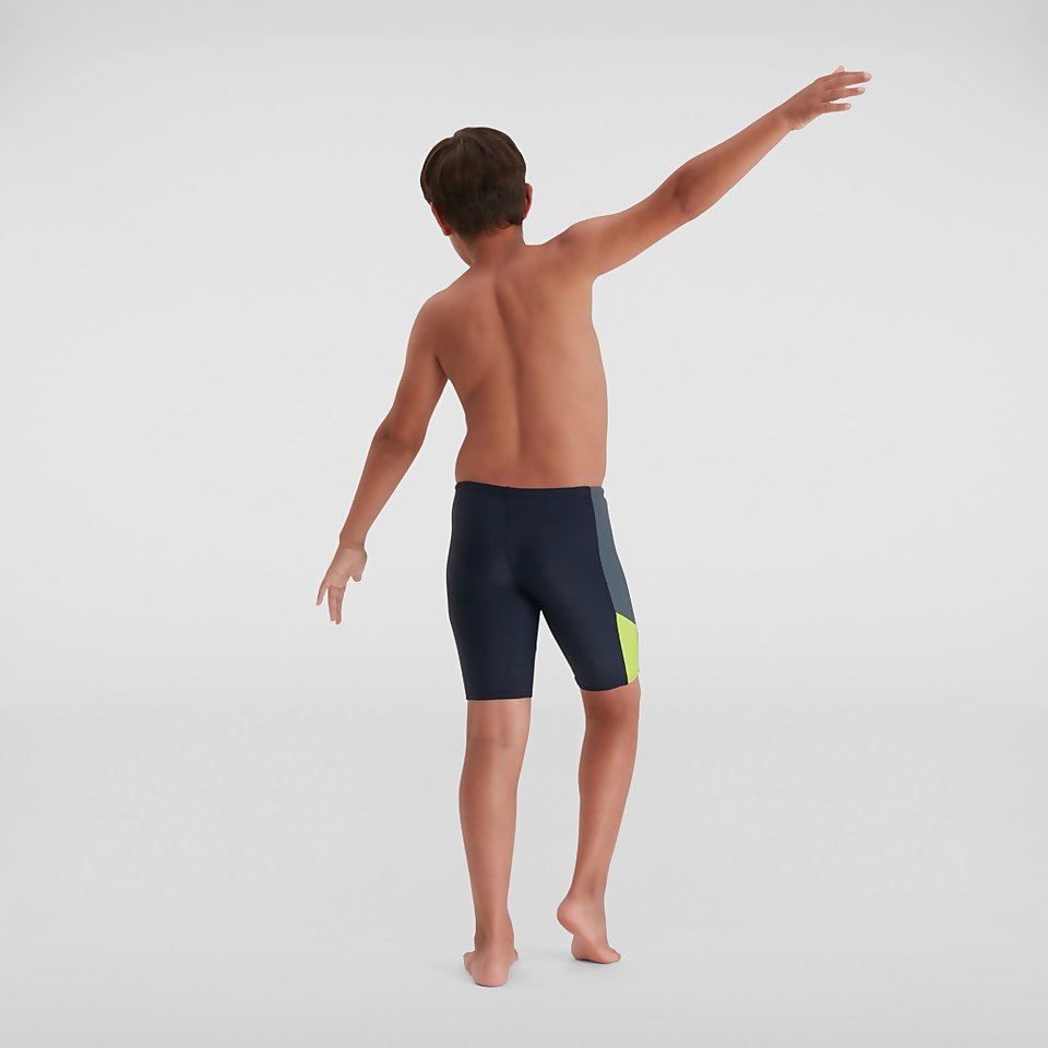 Jungen Dive Schwimmhose Marineblau/Grün