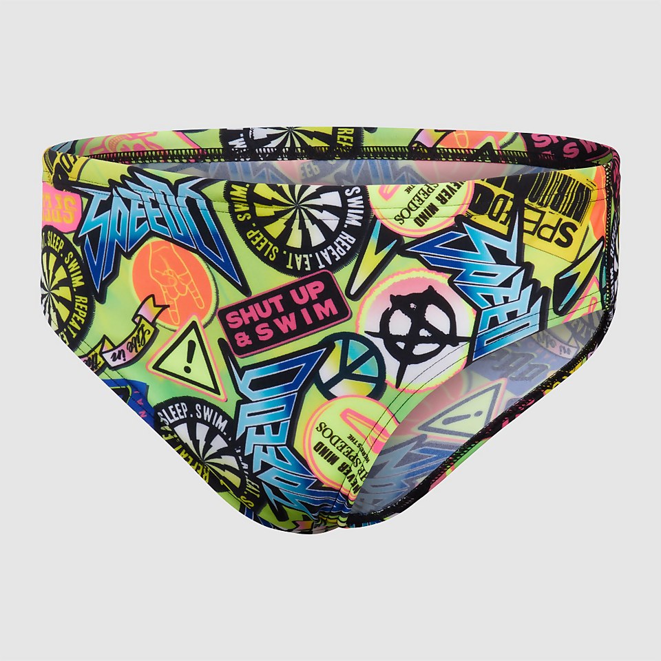 Boys' Allover 6.5cm Brief Green