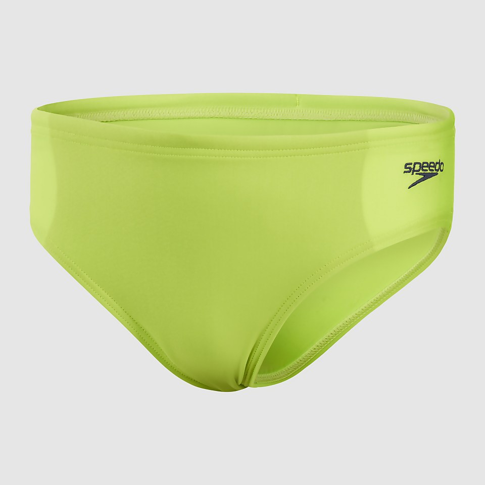 Jungen Logo 6,5 cm Badehose Grün/Marineblau