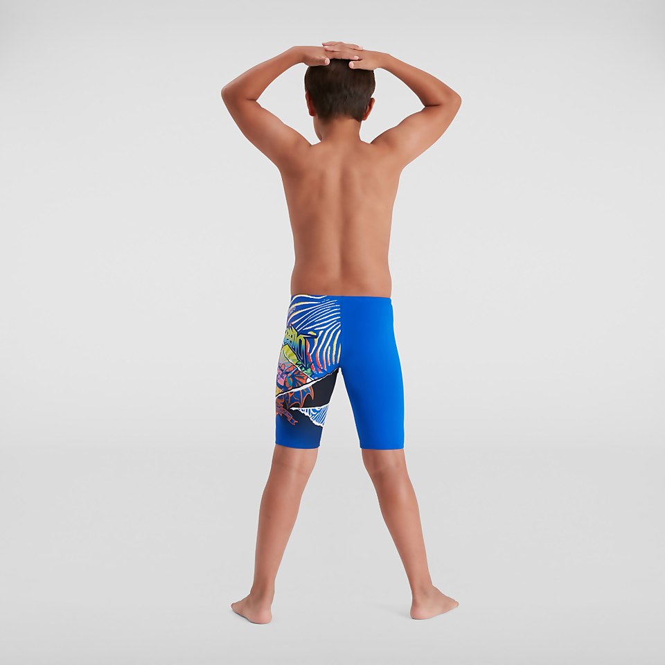 Boys' Placement Panel Leg Jammer Blue/Orange
