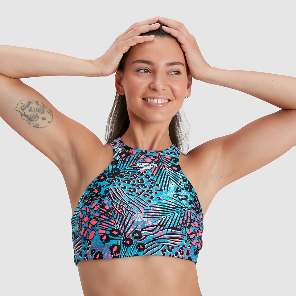Women's Allover Bikini Blue/Black