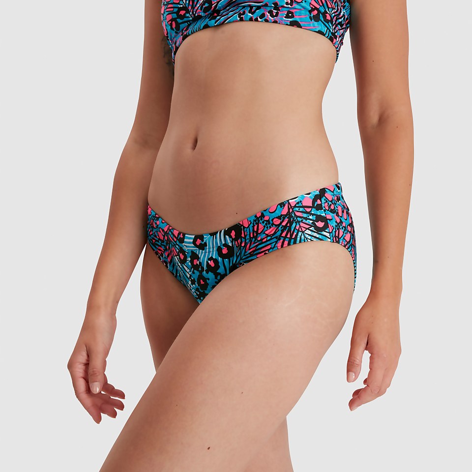 Women's Allover Bikini Blue/Black