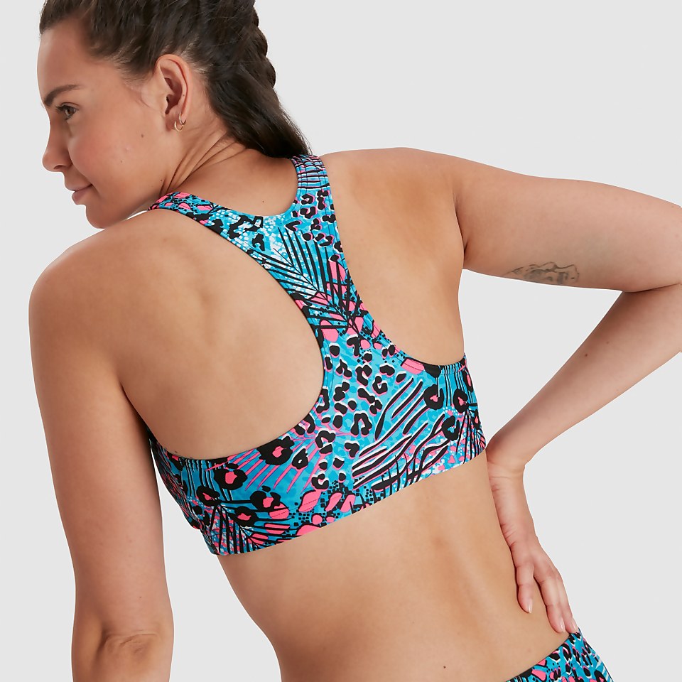 Women's Allover Bikini Blue/Black