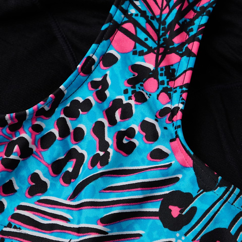 Women's Allover Bikini Blue/Black