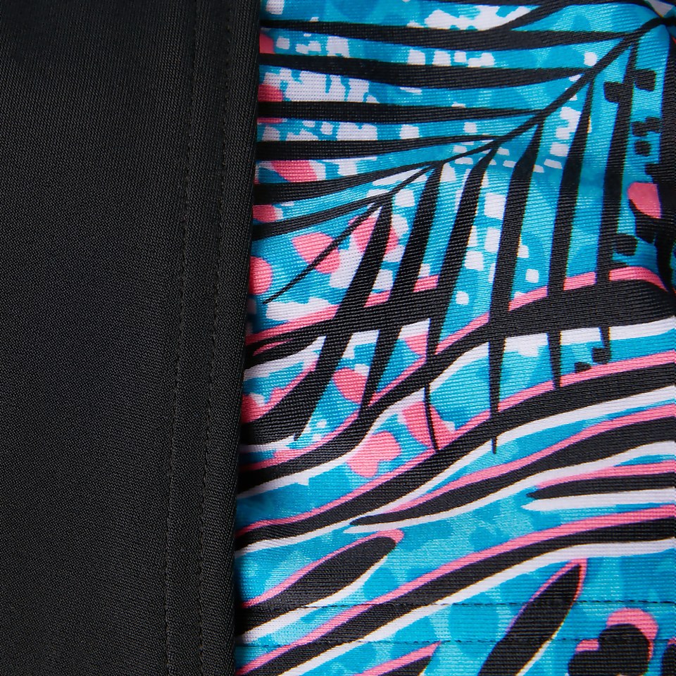Tankini Femme Blouson bleu/noir