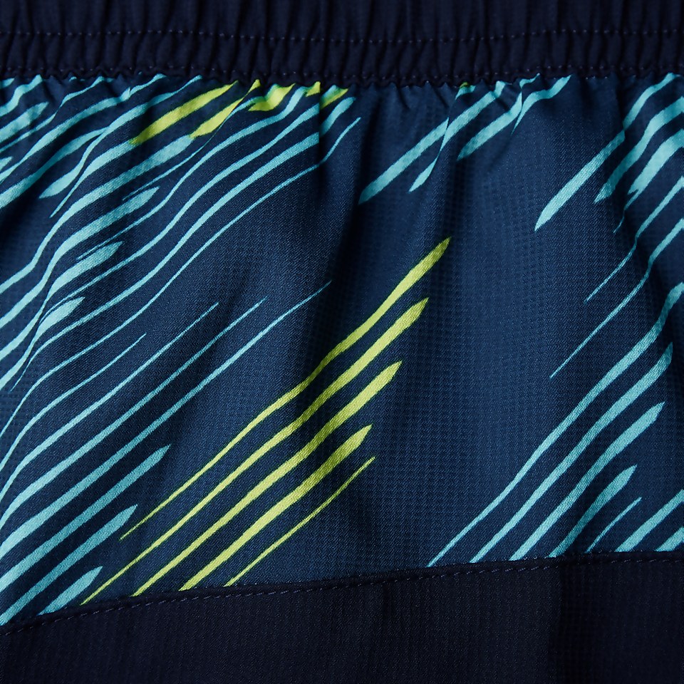 Herren Sport Panel 16" Badeshorts Marineblau/Grün