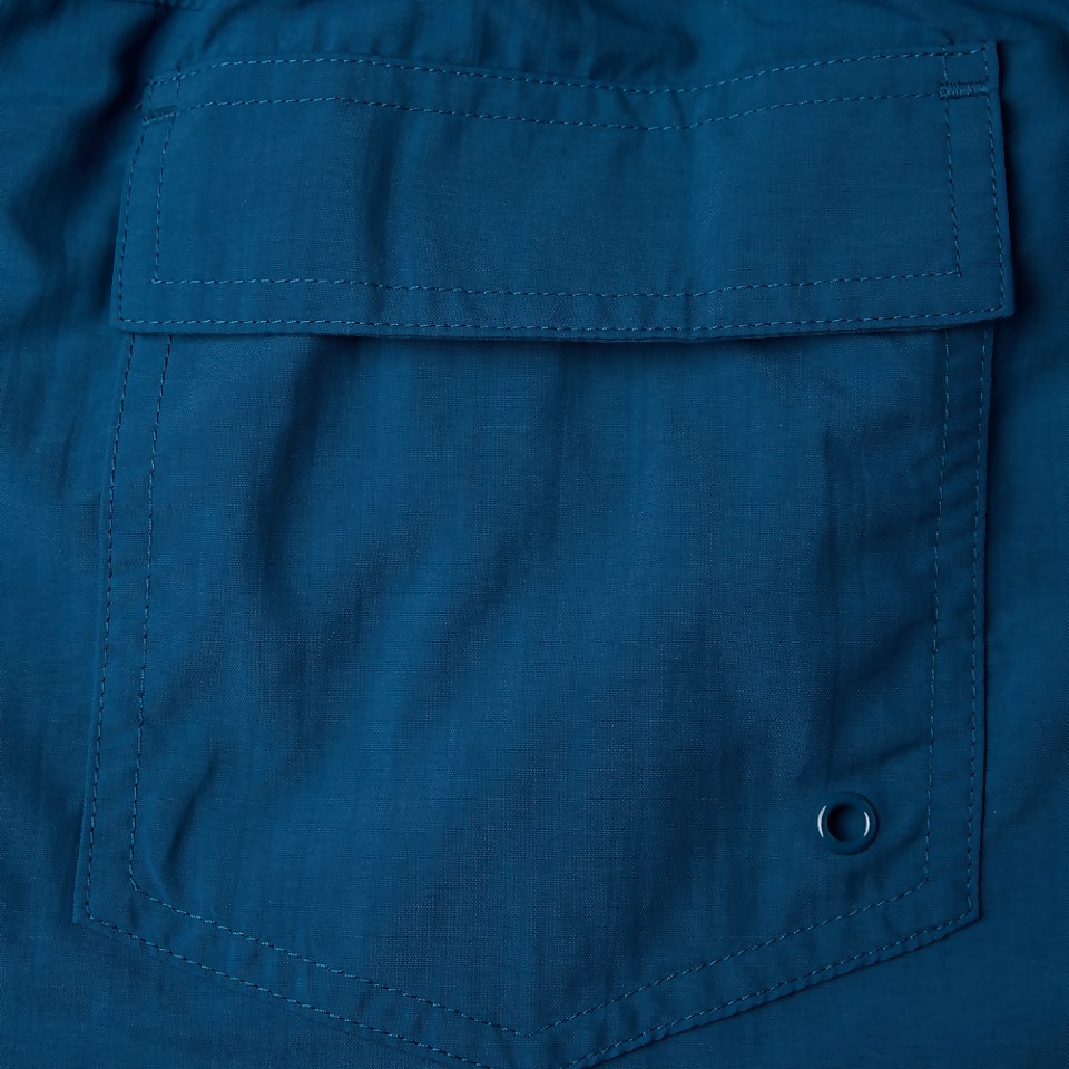 Short de bain Homme Retro 33 cm bleu/blanc