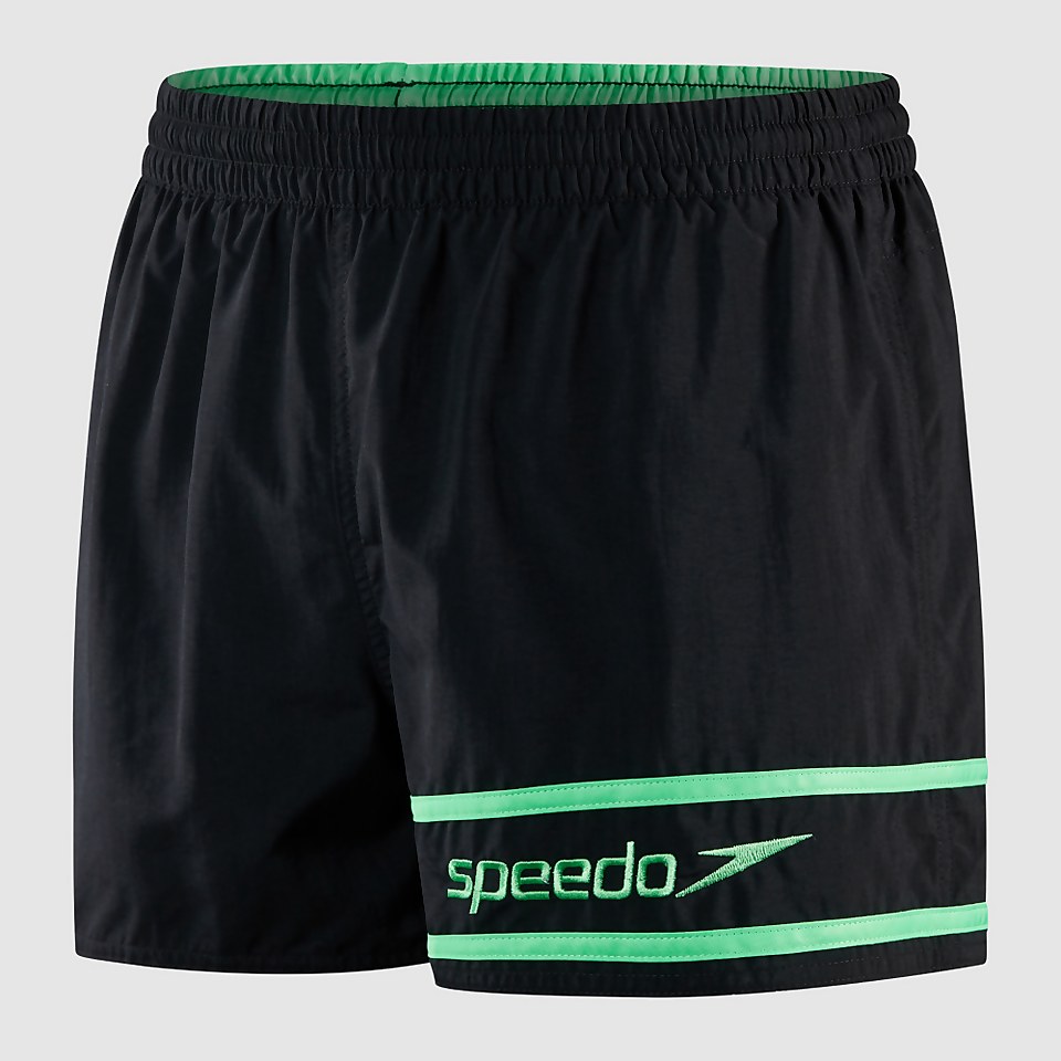 Men's Retro 13" Watershort Black/Green