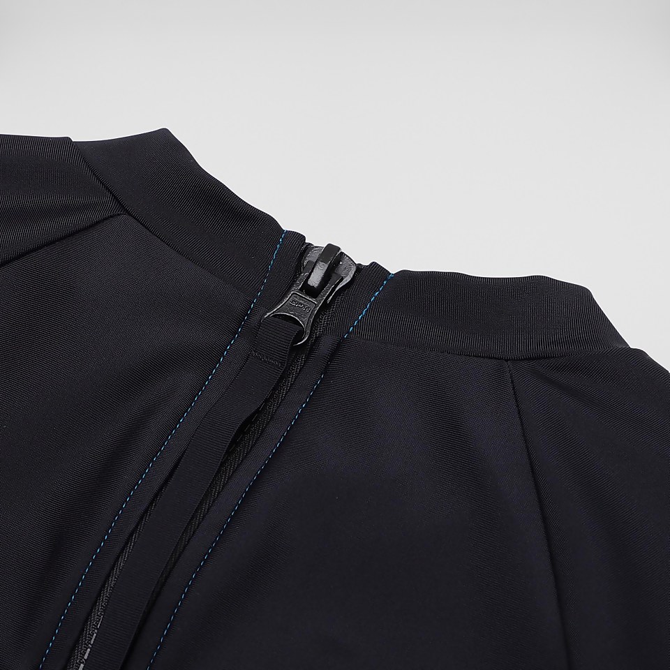 Maillot de bain Femme à manches courtes noir/bleu