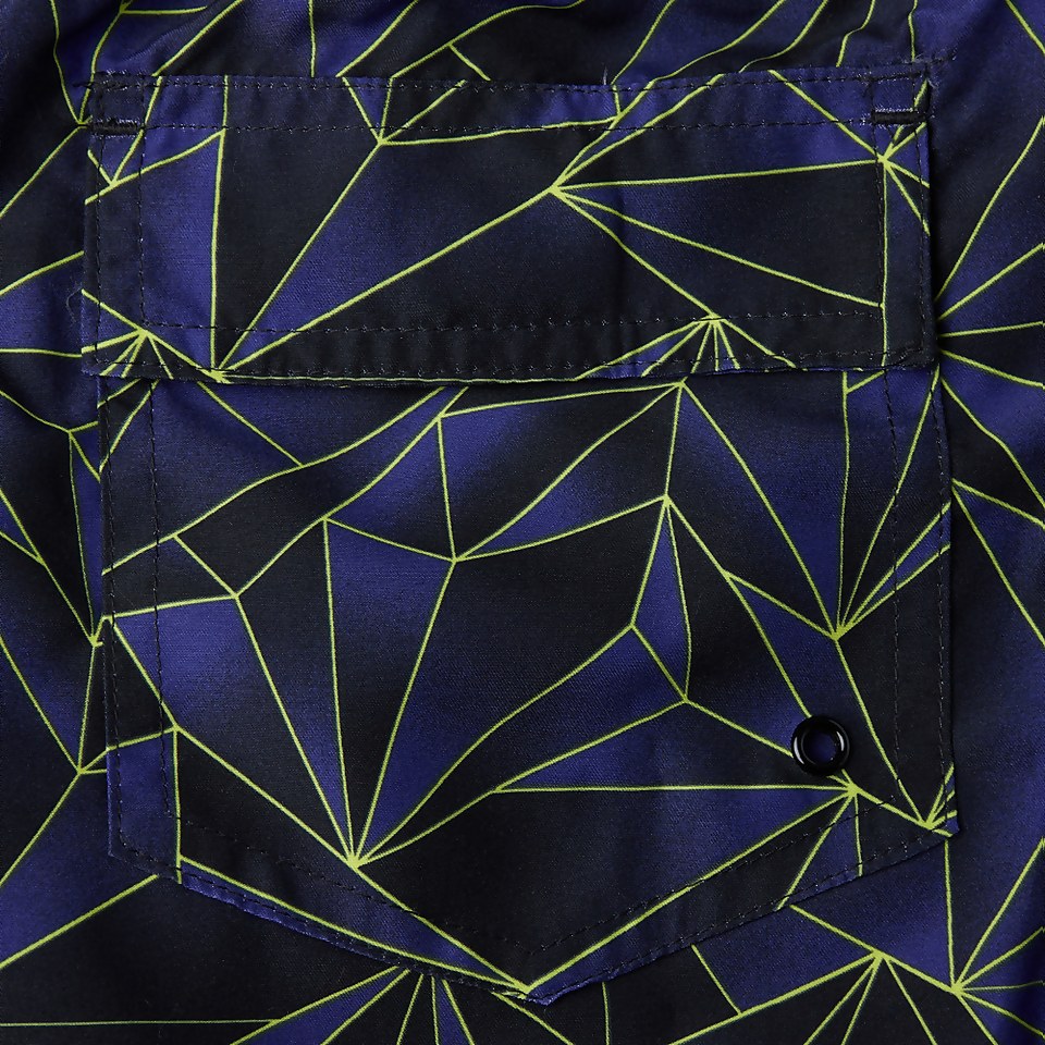 Boys' Printed 15" Watershort Blue/Black