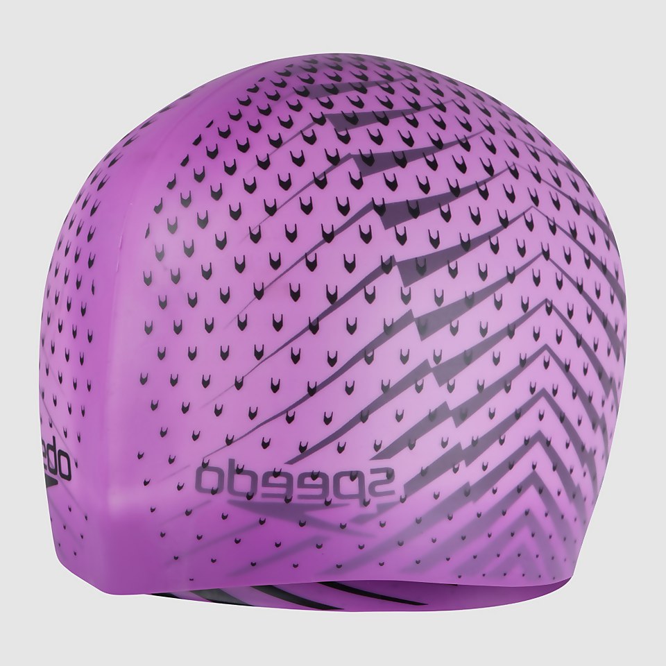 Bonnet Adulte Moulded Silicone réversible violet/bleu