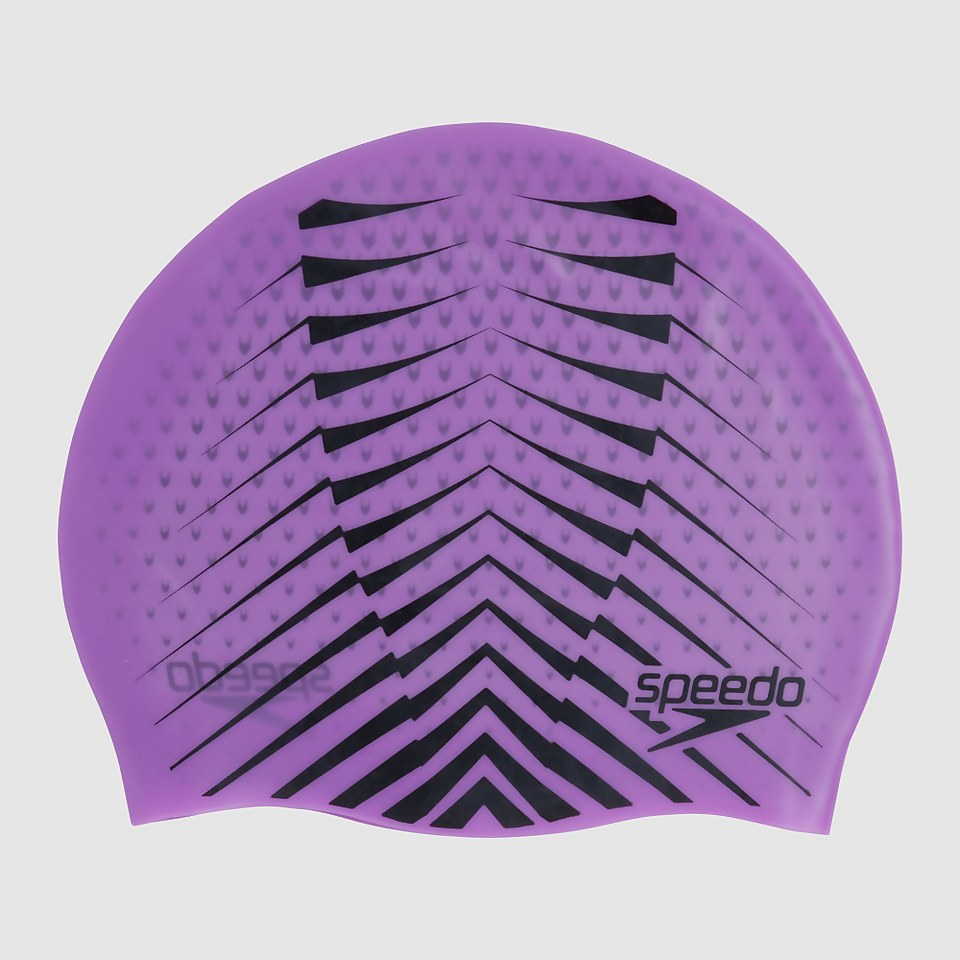 Bonnet Adulte Moulded Silicone réversible violet/bleu