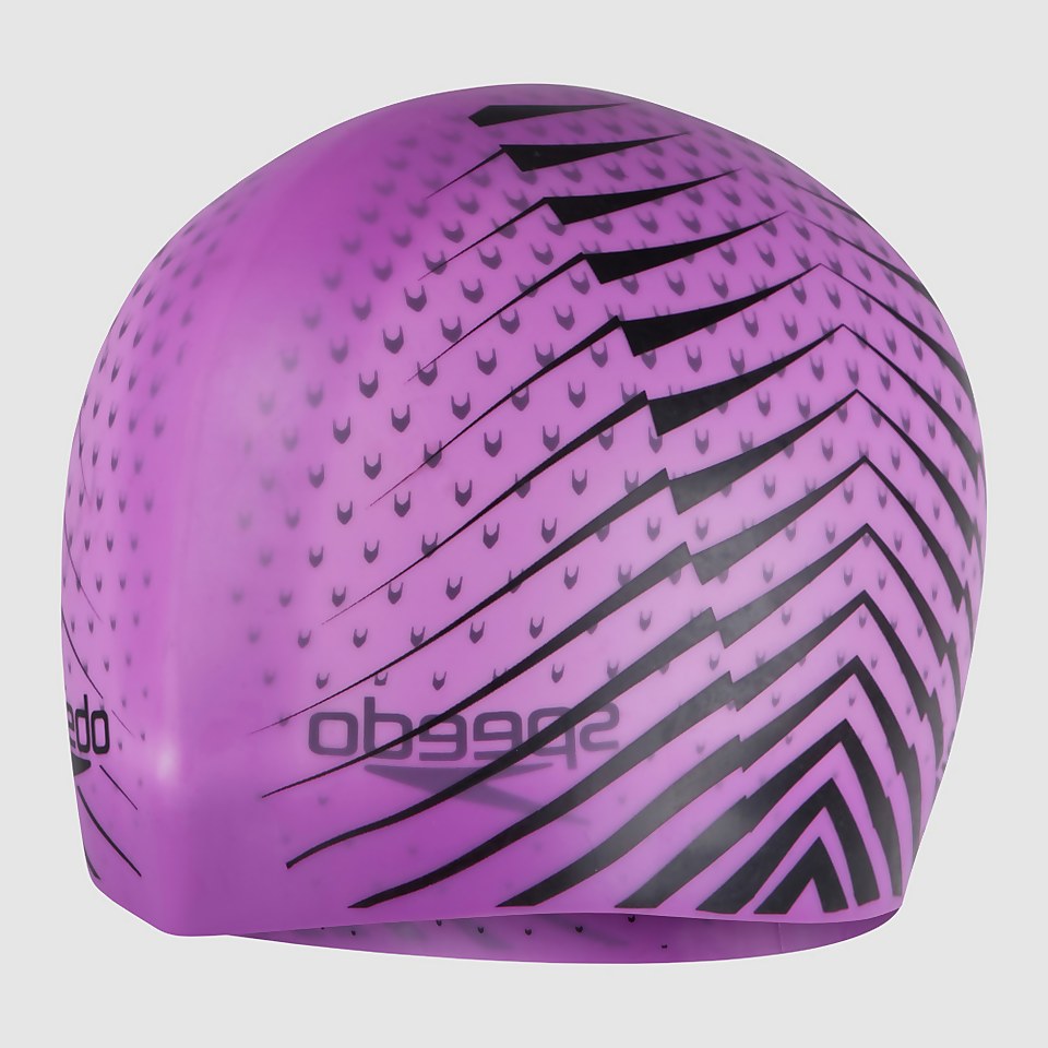 Bonnet Adulte Moulded Silicone réversible violet/bleu