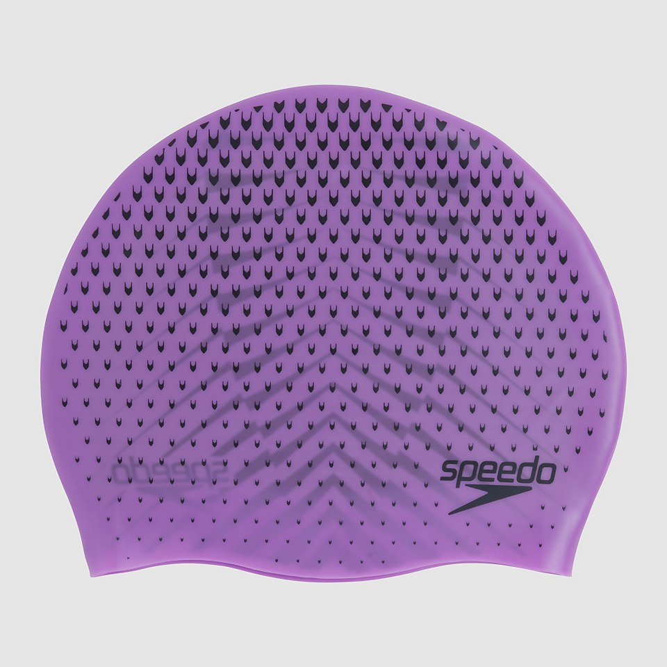 Bonnet Adulte Moulded Silicone réversible violet/bleu