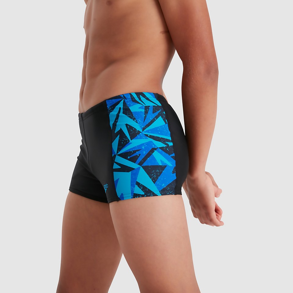 Boys' Hyperboom Logo Aquashort Black/Blue