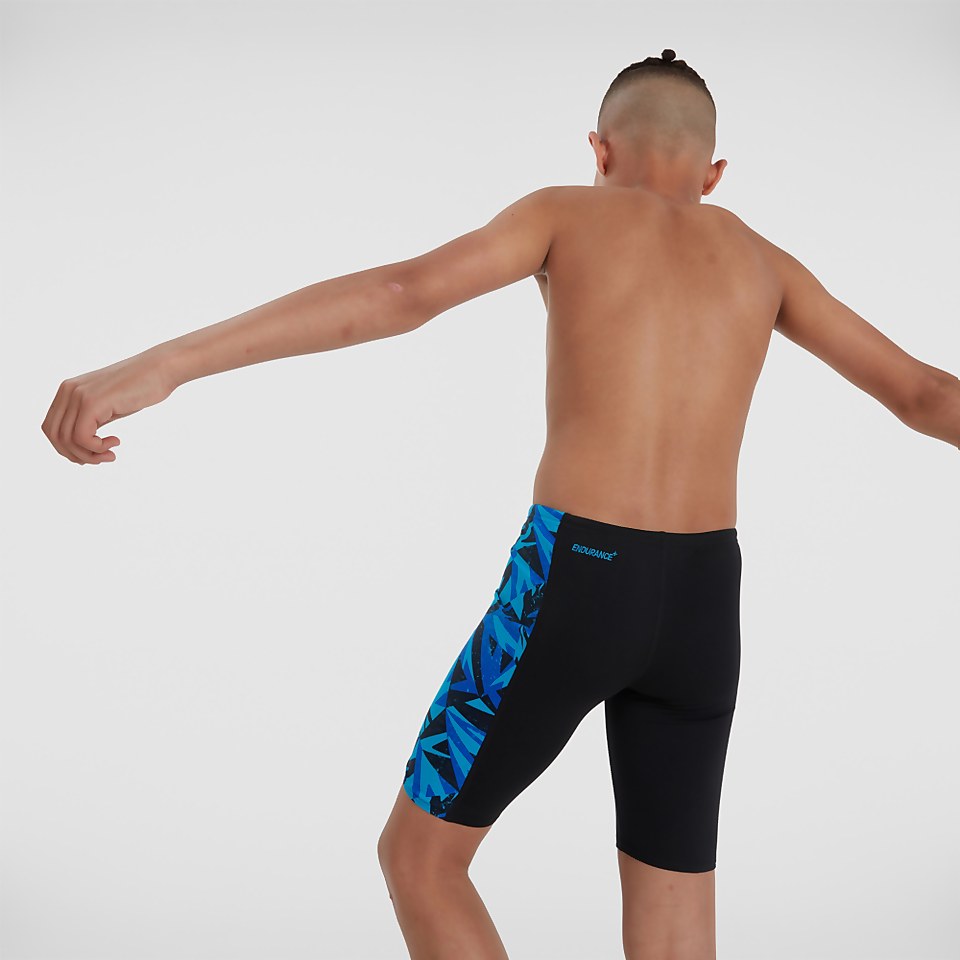 Boys' Hyperboom Logo Jammer Black/Blue