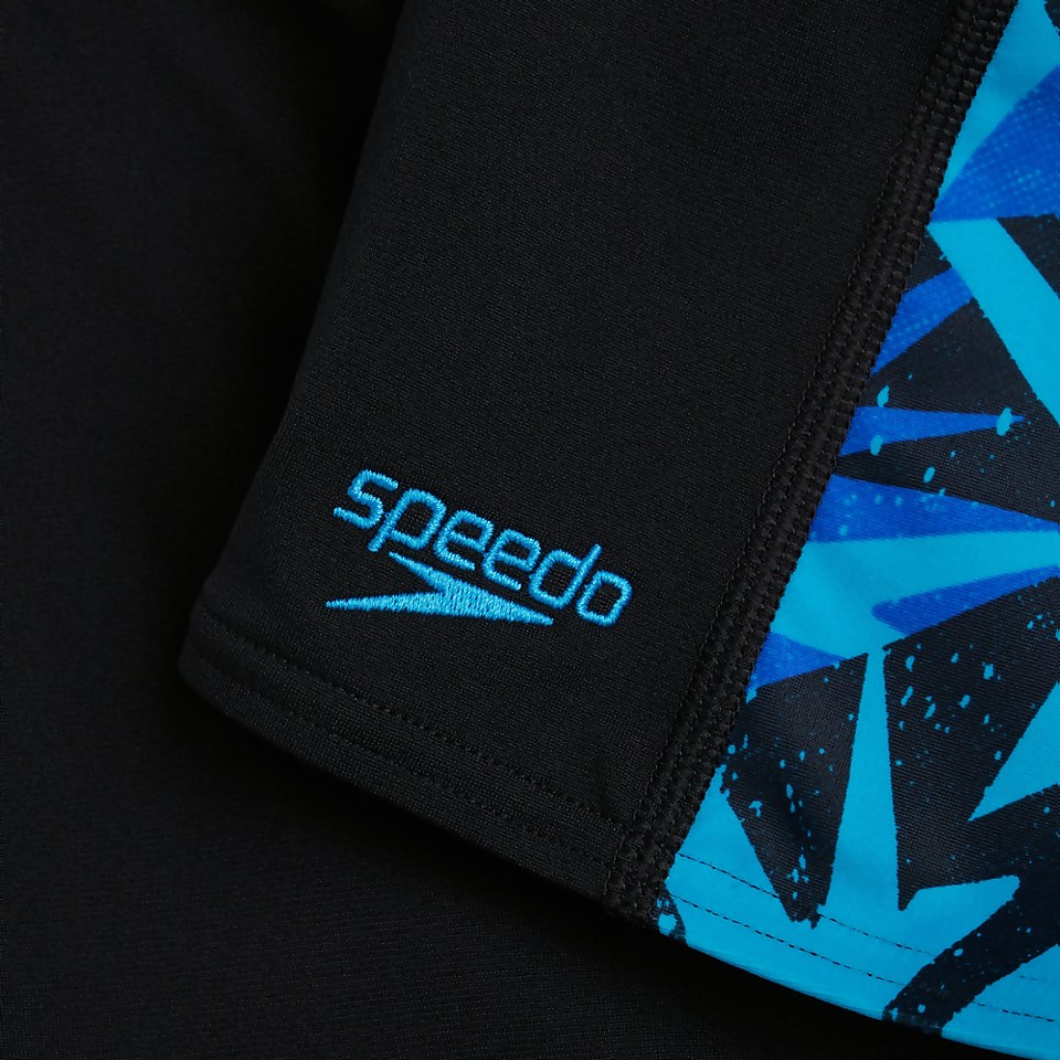 Boys' Hyperboom Logo Jammer Black/Blue