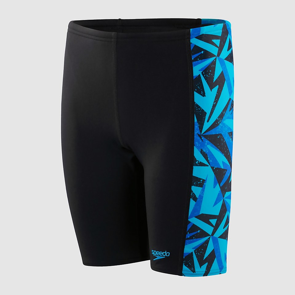 Boys' Hyperboom Logo Jammer Black/Blue