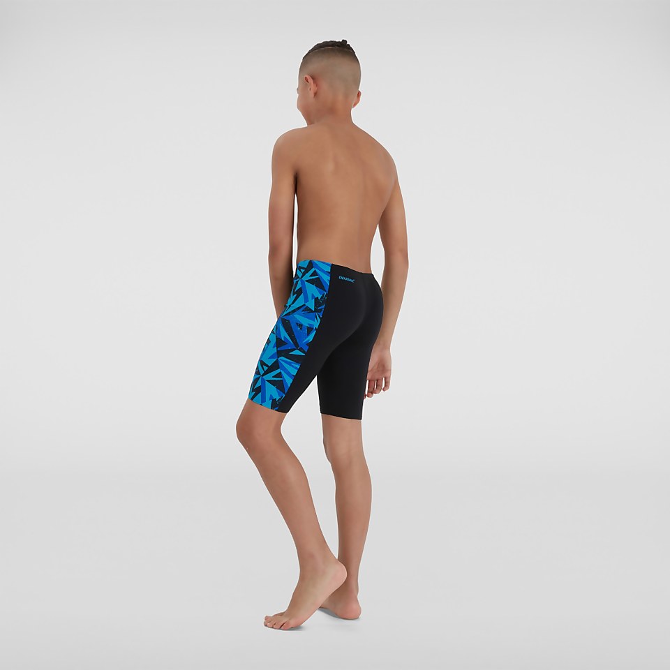 Boys' Hyperboom Logo Jammer Black/Blue