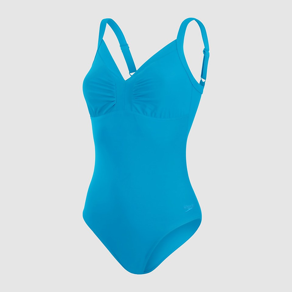 Damen Watergem Badeanzug Blau