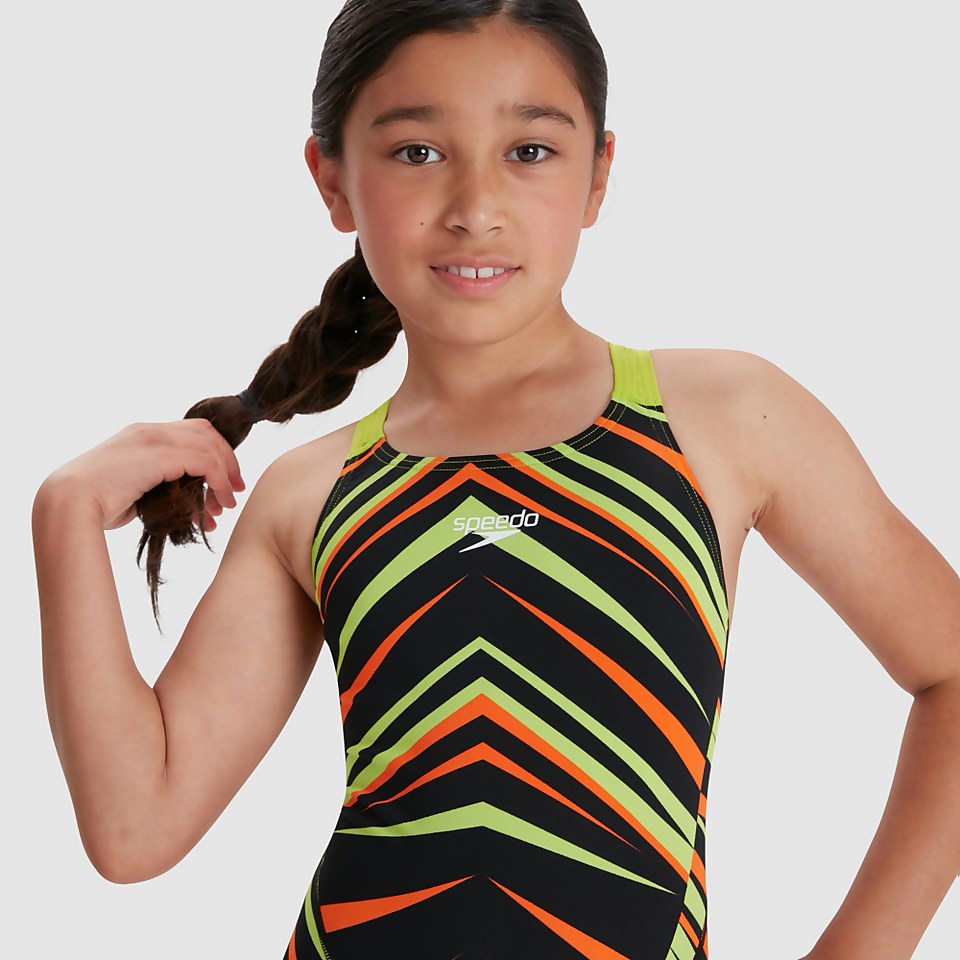 Mädchen Endurance+ Kneeskin Schwarz/Grün