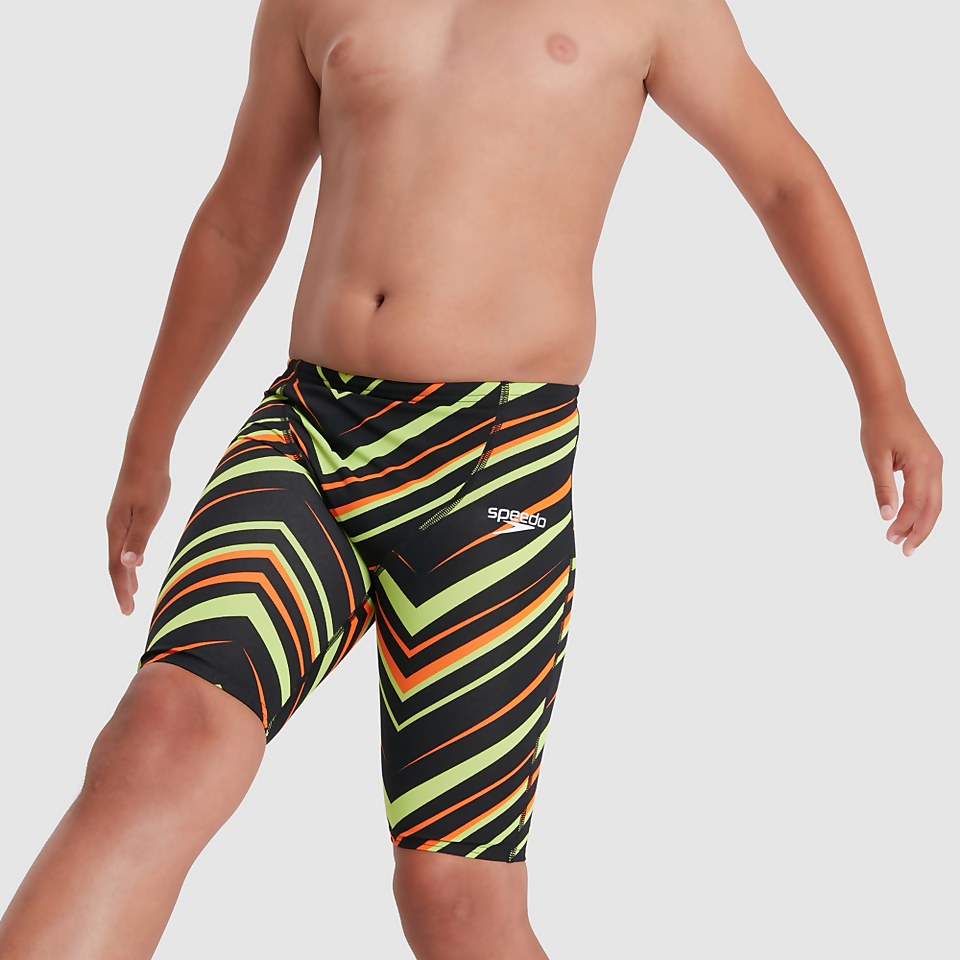 Boys' Endurance+ High Waisted Jammer Black/Green