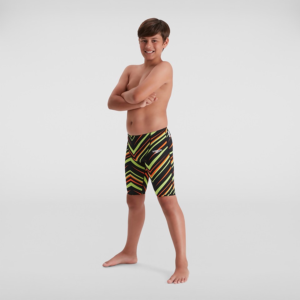 Boys' Endurance+ High Waisted Jammer Black/Green