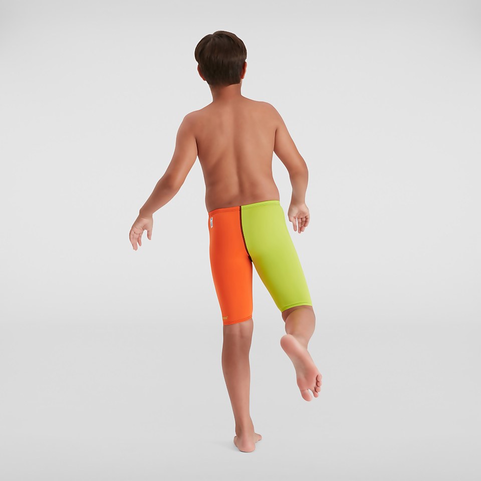 Jammer Garçon Endurance+ taille haute noir/orange