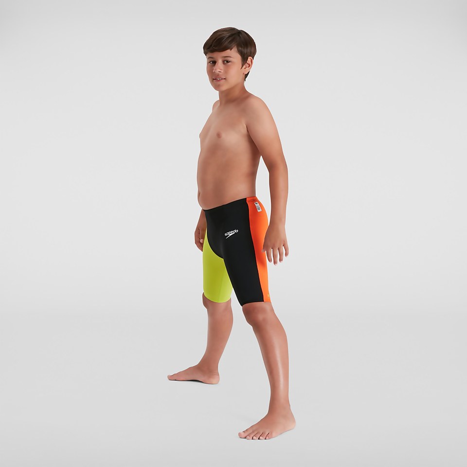 Jammer Garçon Endurance+ taille haute noir/orange