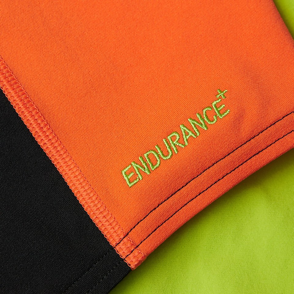 Jammer Garçon Endurance+ taille haute noir/orange