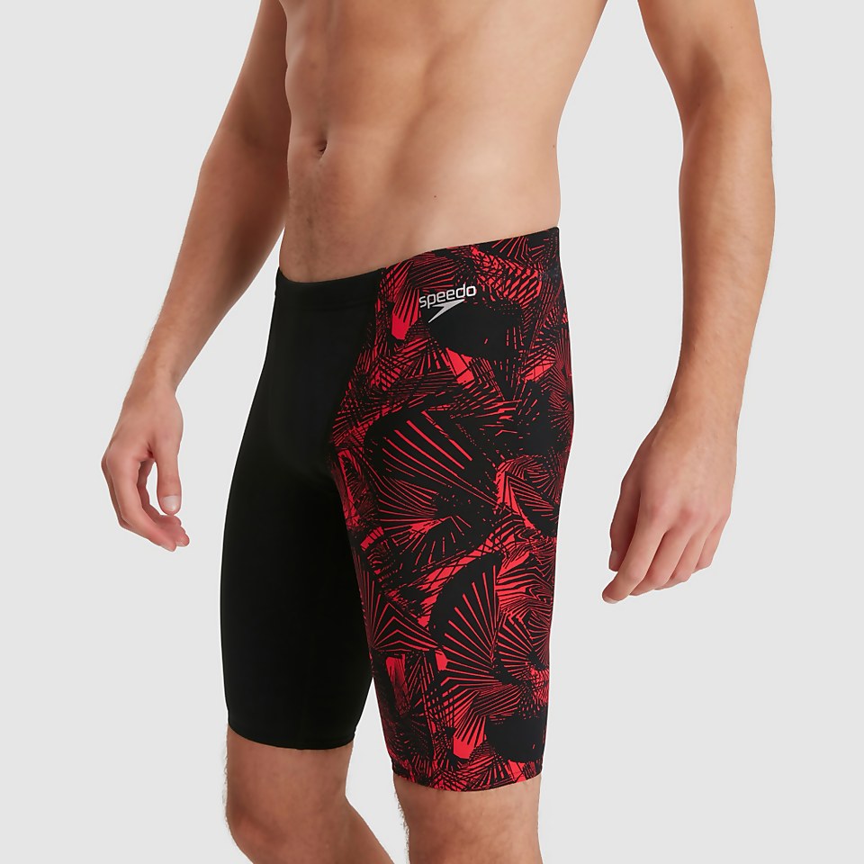 Jammer Homme Allover coupe en V noir/rouge