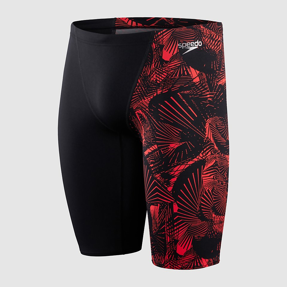 Jammer Homme Allover coupe en V noir/rouge