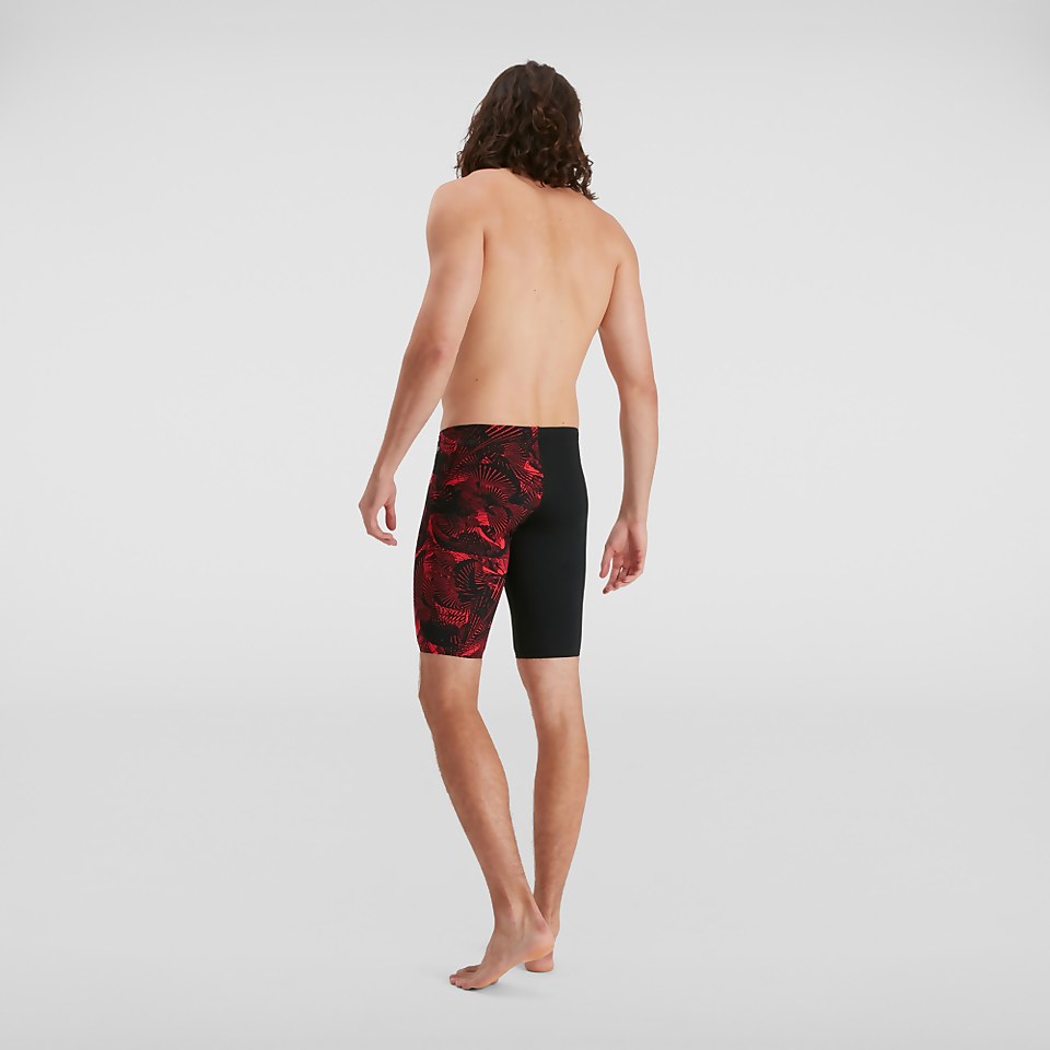 Jammer Homme Allover coupe en V noir/rouge
