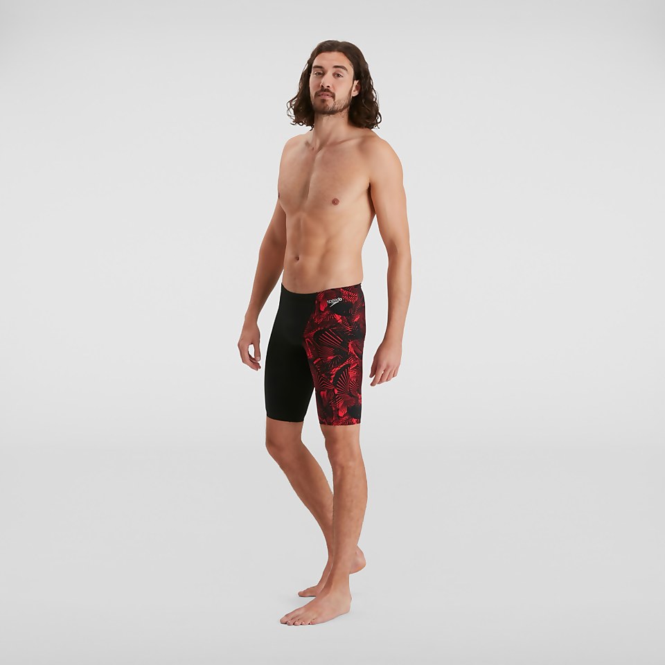 Jammer Homme Allover coupe en V noir/rouge