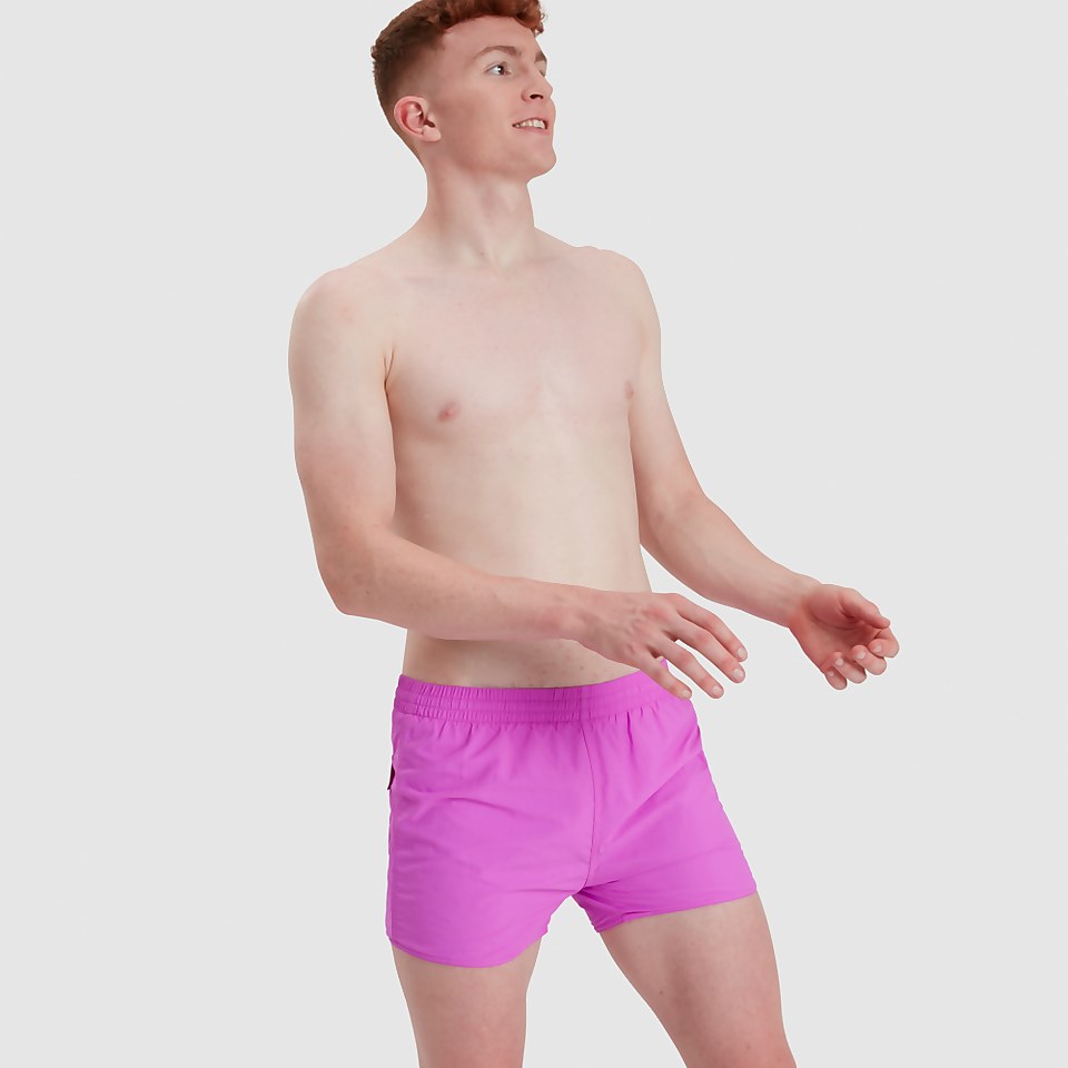 Herren Fitted Leisure 13" Badeshorts Pink