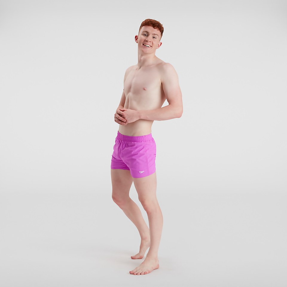 Herren Fitted Leisure 13" Badeshorts Pink