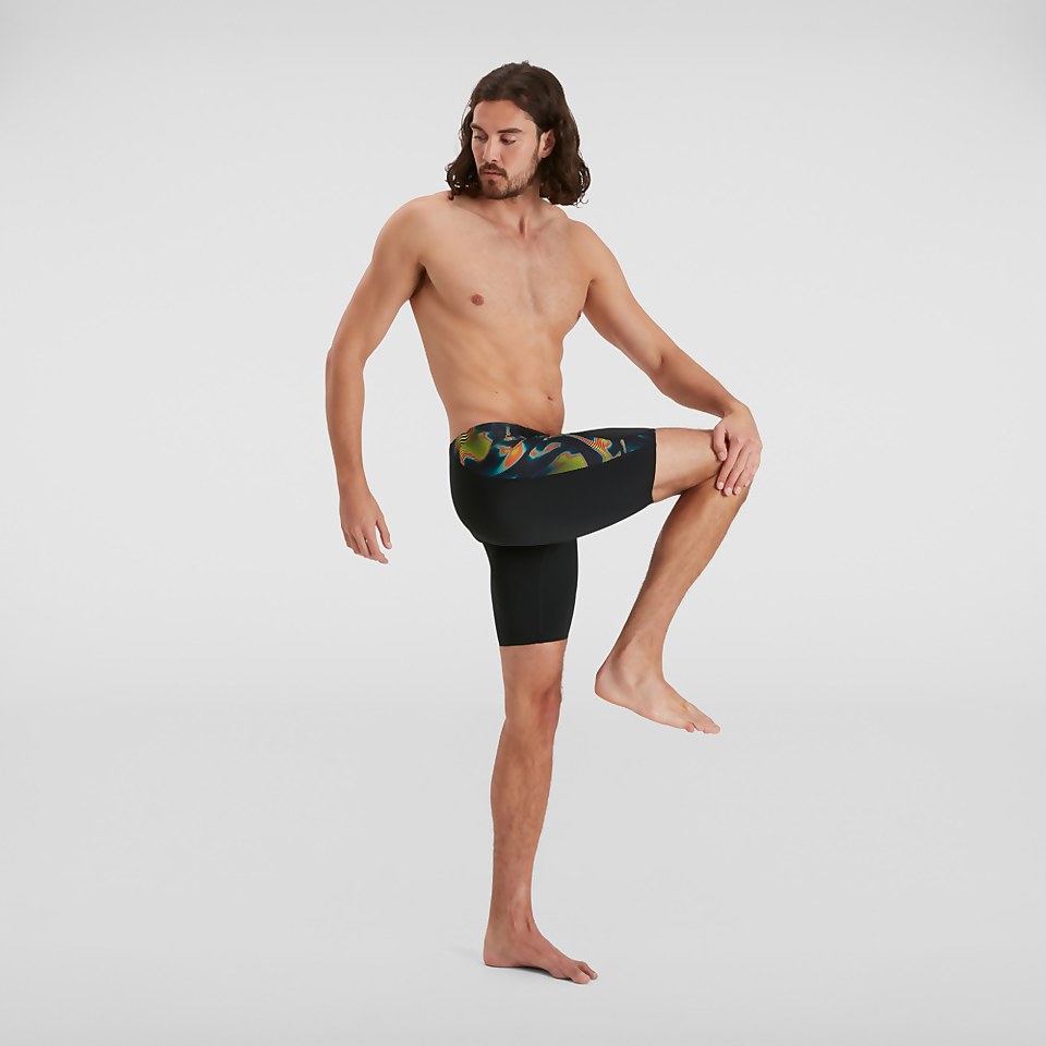 Men's Digital V-Cut Jammer Black/Green