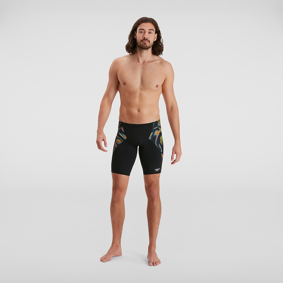 Men's Digital V-Cut Jammer Black/Green